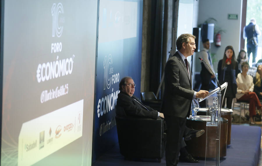 El Foro Económico organizado por El Norte de Castilla cumple diez años. Los presidentes de Castilla y León y Galicia han sido los invitados por este décimo aniversario