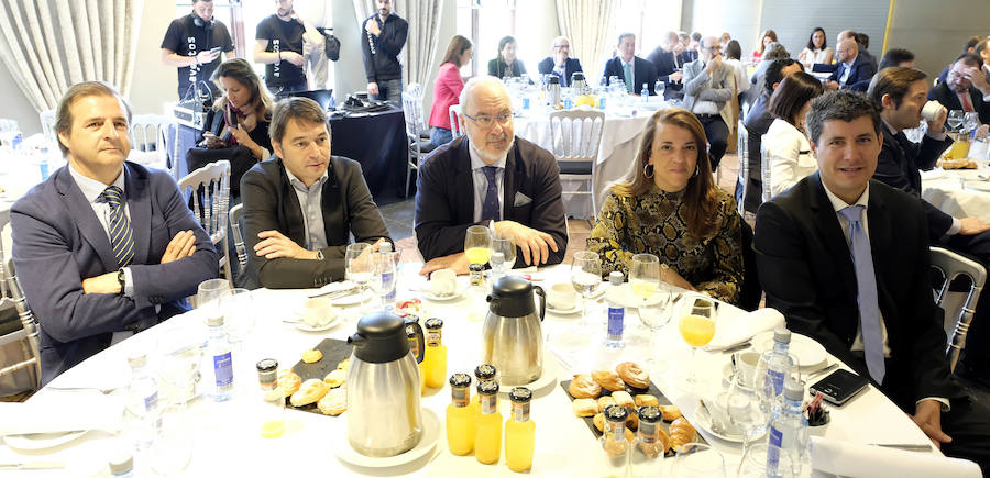 Pablo Garrido, Santiago Toca, Álex Miranda, Ana Martín y Carlos San José