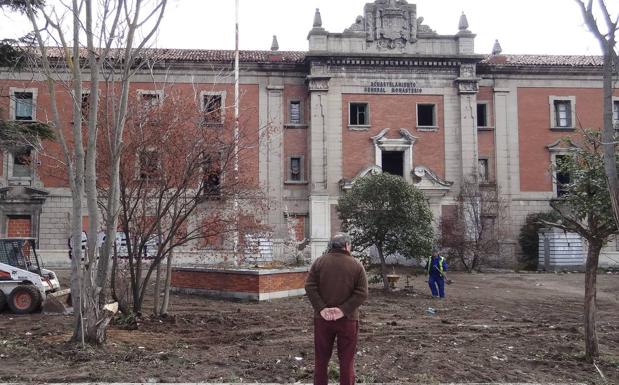 Estado del viejo cuartel de Artillería.