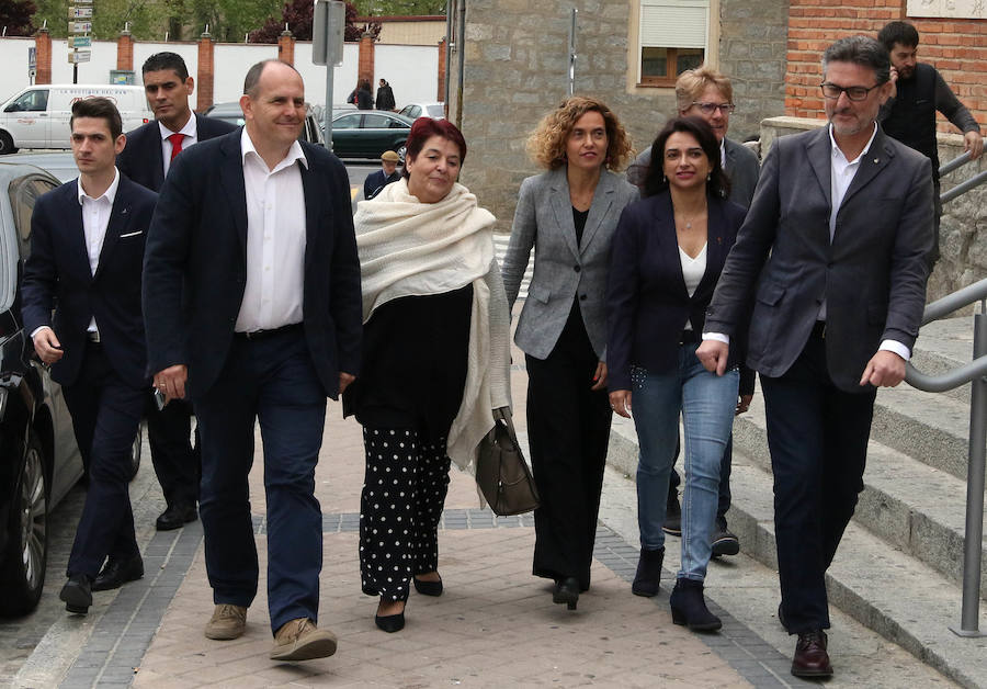 Fotos: La ministra Meritxell Batet arropa los candidatos socialistas de Segovia