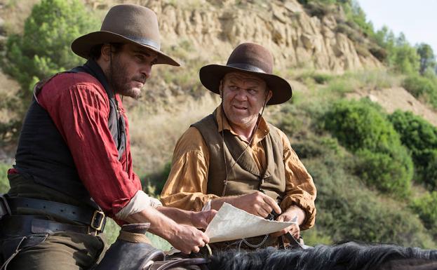 Joaquin Phoenix y John C. Reilly, protagonistas de 'Los hermanos Sisters'.