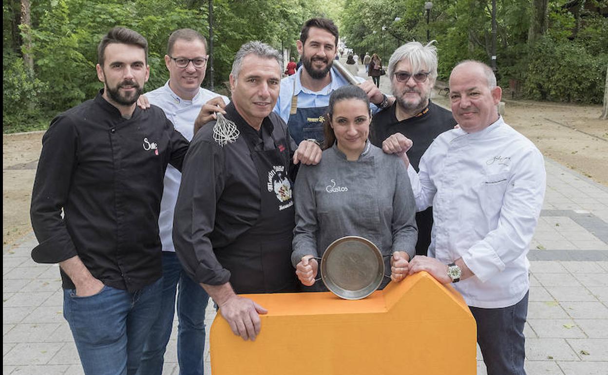 Los chefs, participantes en la iniciativa de El Norte. 