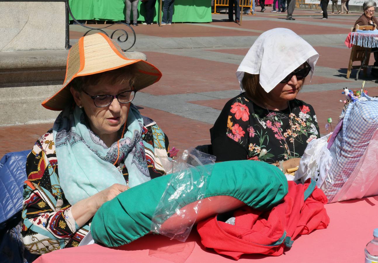 Fotos: Tercer encuentro de bolillos y vainicas en la Plaza Mayor de Valladolid