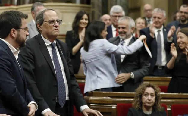 Último pleno de Inés Arrimadas en el Parlament.