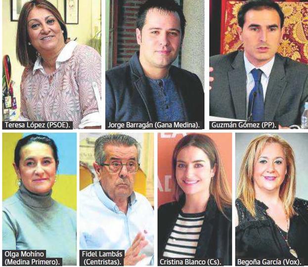 Candidatos a la Alcaldía de Medina.