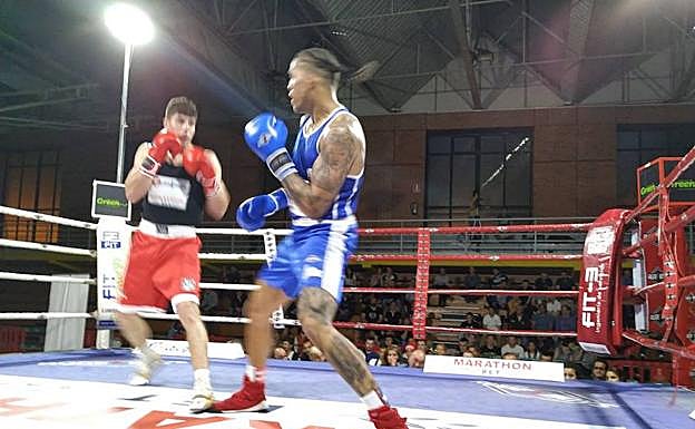 Instante de uno de los combates