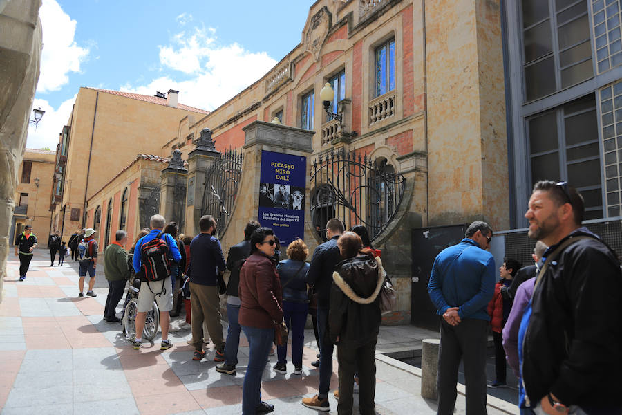 Fotos: Colas en el Día de los Museos en Salamanca