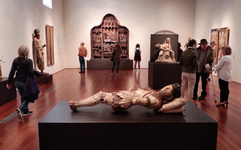 Los vallisoletanos han disfrutado este sábado gratis del Museo Nacional de Escultura, del Patio Herreriano, del Museo de Valladolid y del Museo de la Ciencia, entre otros