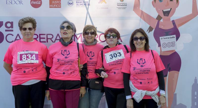 El Campo Grande se tiñó ayer de rosa para disfrutar de la tercera Carrera y Marcha de las Mujeres, que organizó El Norte de Castilla. El triunfo individual fue para Andrea Román (190), pero la clasificación general fue para todas las mujeres.