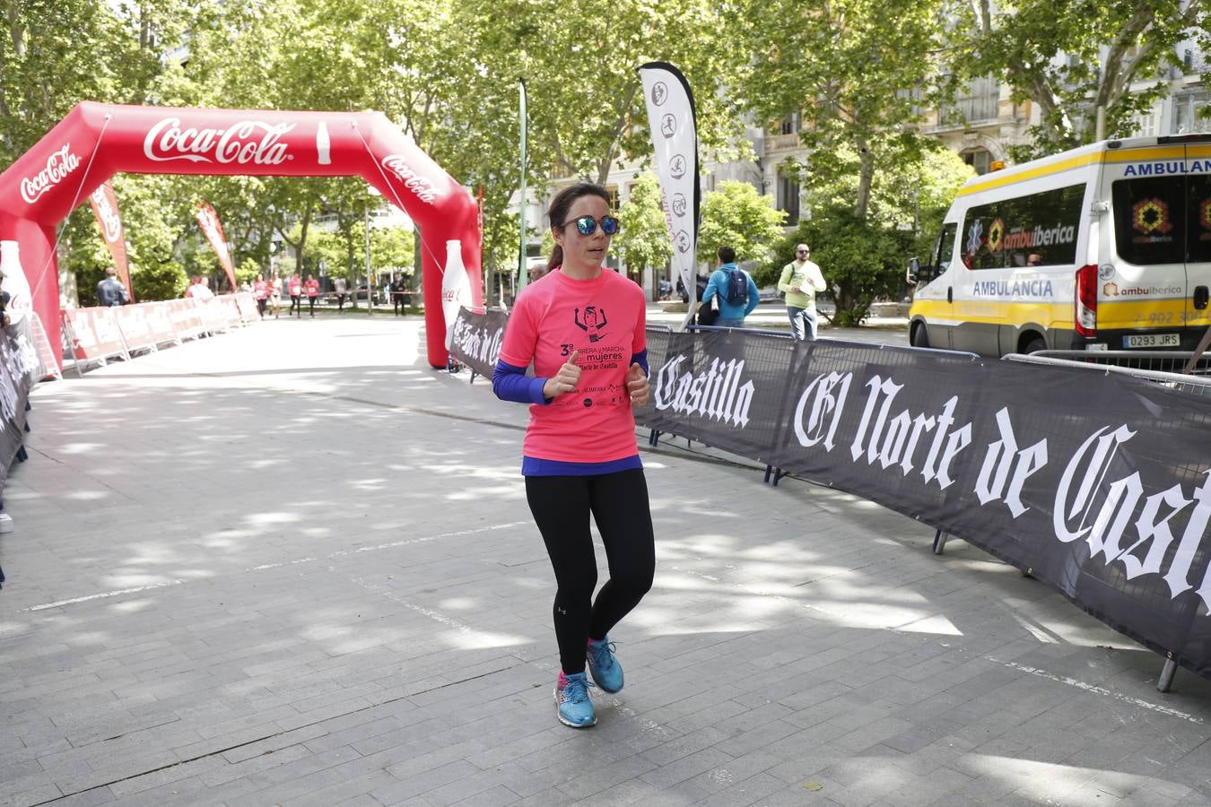 La buena mañana acompañó a las participantes en la Carrera y Marcha de las Mujeres, organizada por El Norte de Castilla. 