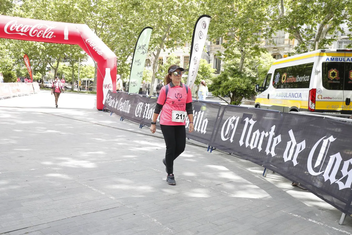 La buena mañana acompañó a las participantes en la Carrera y Marcha de las Mujeres, organizada por El Norte de Castilla. 