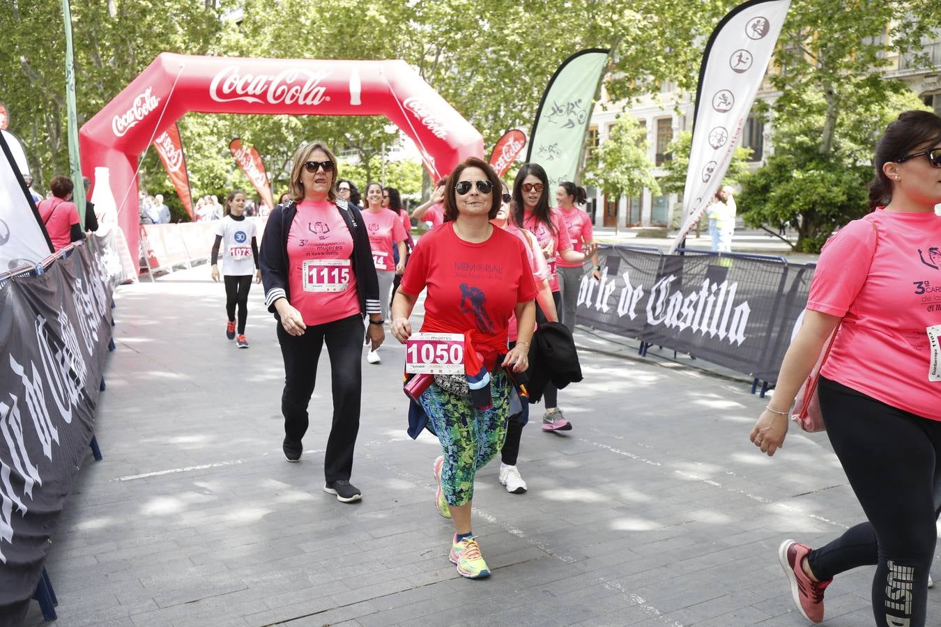 La buena mañana acompañó a las participantes en la Carrera y Marcha de las Mujeres, organizada por El Norte de Castilla. 