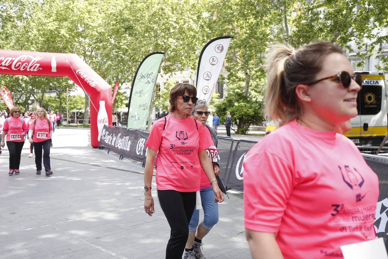 La buena mañana acompañó a las participantes en la Carrera y Marcha de las Mujeres, organizada por El Norte de Castilla. 