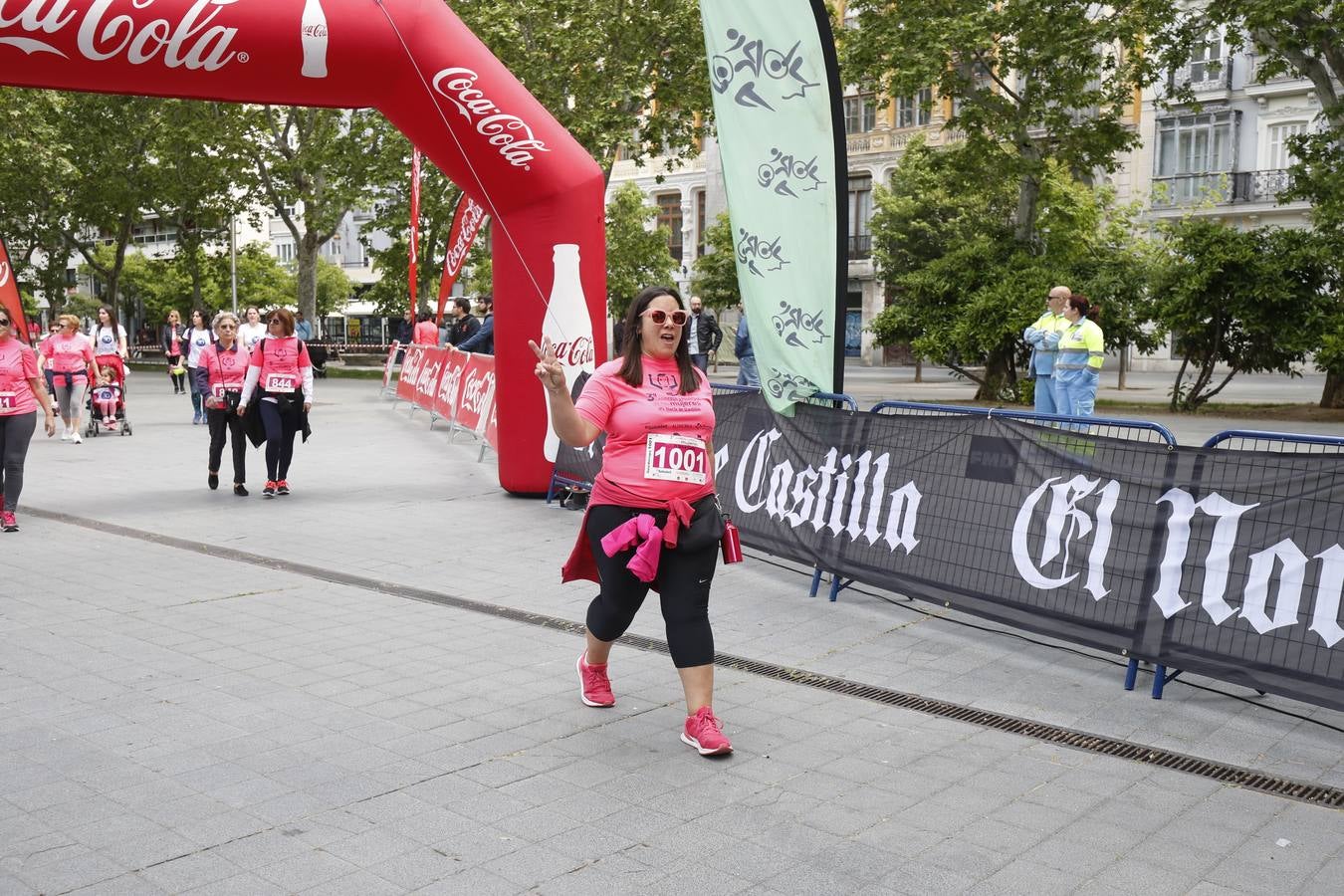 La buena mañana acompañó a las participantes en la Carrera y Marcha de las Mujeres, organizada por El Norte de Castilla. 