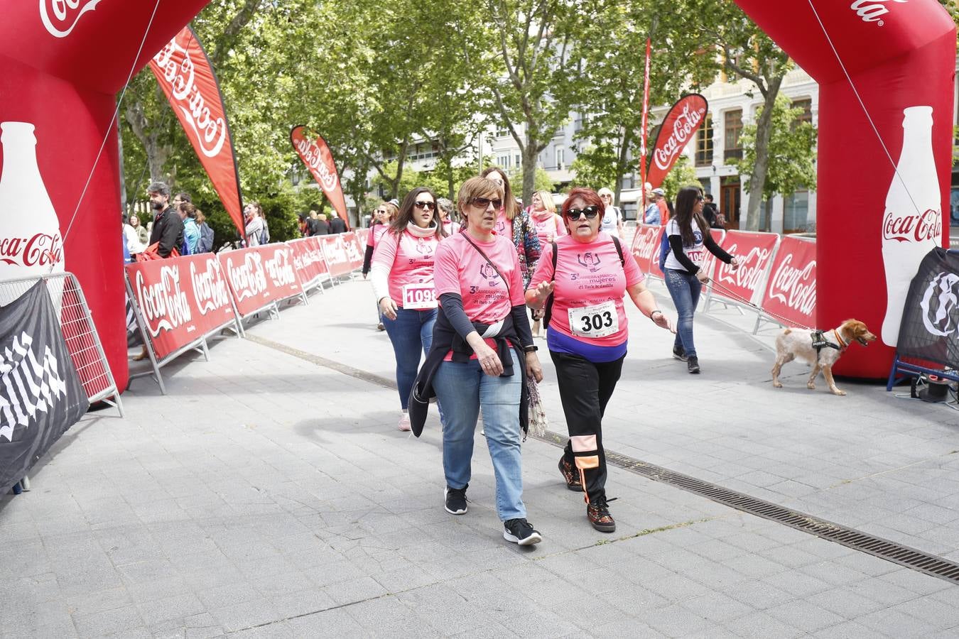 La buena mañana acompañó a las participantes en la Carrera y Marcha de las Mujeres, organizada por El Norte de Castilla. 