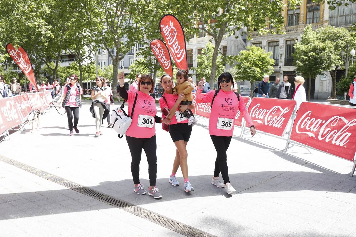 La buena mañana acompañó a las participantes en la Carrera y Marcha de las Mujeres, organizada por El Norte de Castilla. 