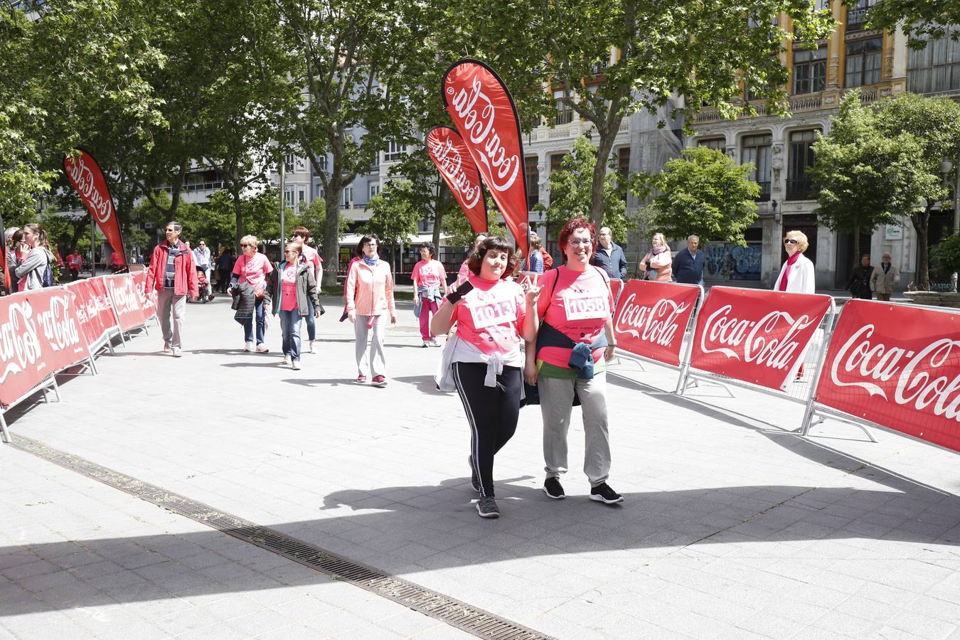 La buena mañana acompañó a las participantes en la Carrera y Marcha de las Mujeres, organizada por El Norte de Castilla. 