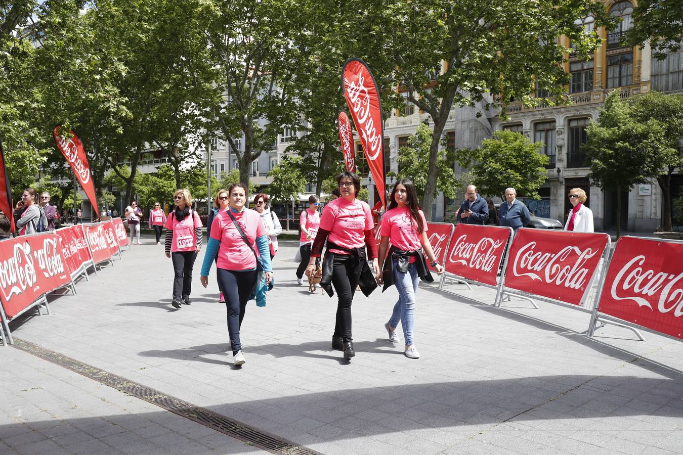 La buena mañana acompañó a las participantes en la Carrera y Marcha de las Mujeres, organizada por El Norte de Castilla. 