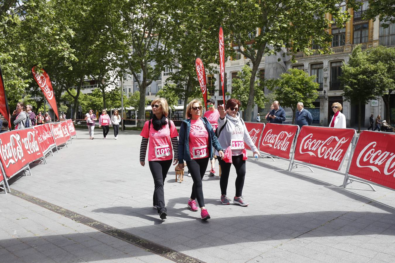 La buena mañana acompañó a las participantes en la Carrera y Marcha de las Mujeres, organizada por El Norte de Castilla. 