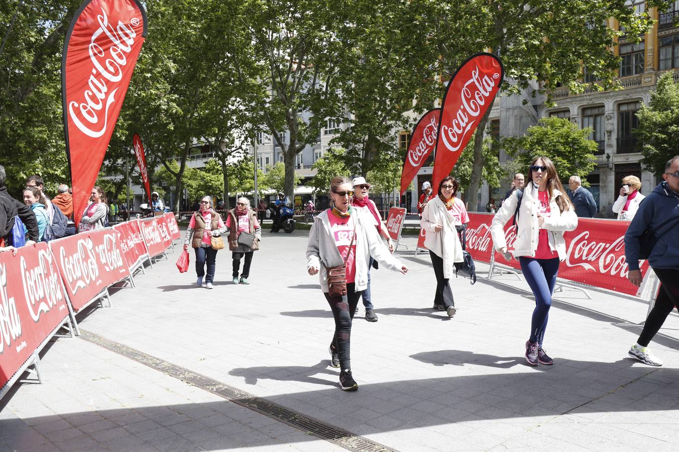 La buena mañana acompañó a las participantes en la Carrera y Marcha de las Mujeres, organizada por El Norte de Castilla. 