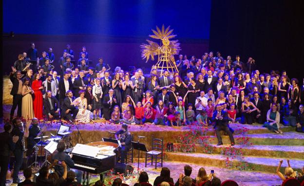 Gala de los Premios Max en el Teatro Calderón.