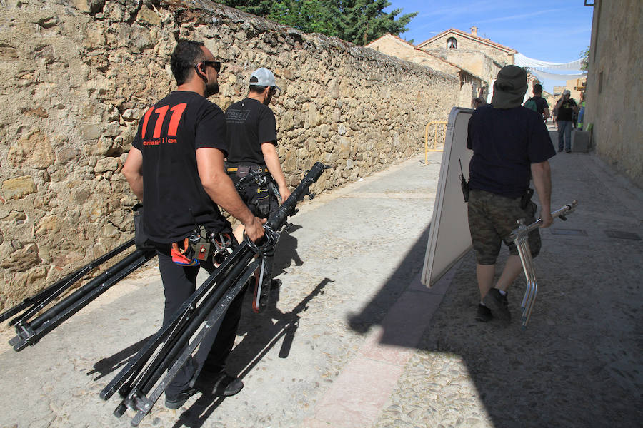 Fotos: Alex de la Iglesia rueda en Pedraza