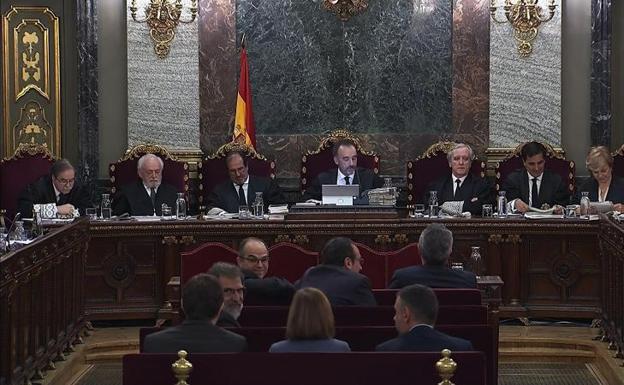 Imagen tomada de la señal institucional del Tribunal Supremo. 