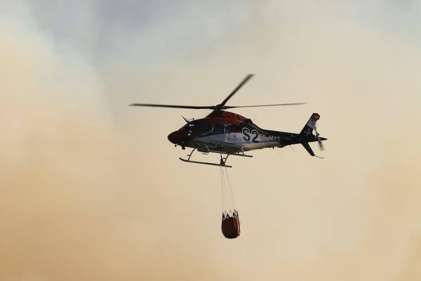 Fotos: Incendio junto a la piscifactoría de Cabrerizos, en Salamanca
