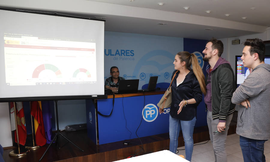 Fotos: Noche electoral en Palencia