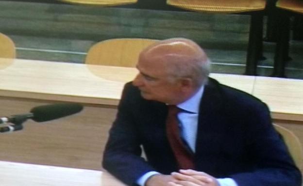 Jaime Castellanos, presidente de Lazard en España, ayer en el juicio de Bankia. 