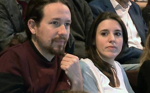 Pablo Iglesias e Irene Montero.