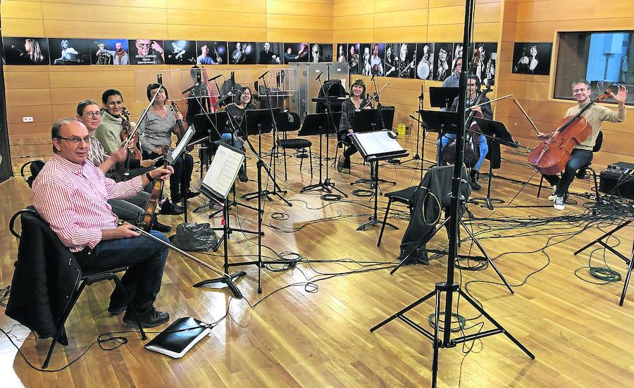 El ensemble que ha grabado la música de Joan Valent. Berto Gilbert