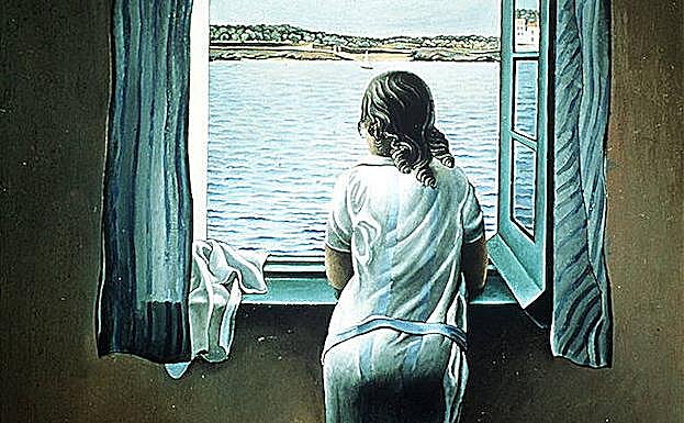 Muchacha en la ventana de Salvador Dalí.