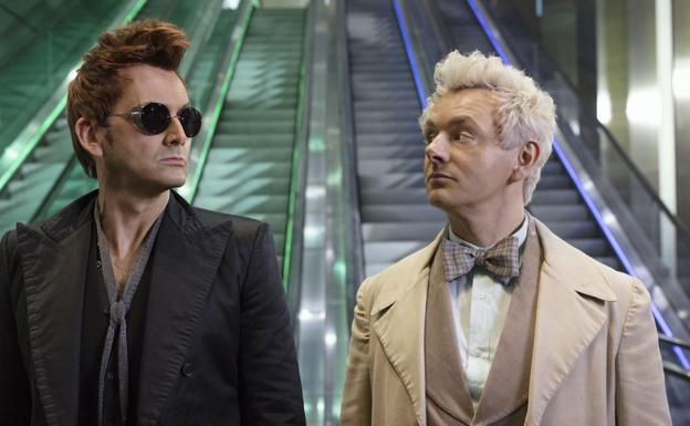 David Tennant y Michael Sheen son los protagonistas de 'Good Omens'.