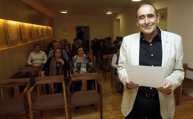 Armando Manrique, en un acto de la Casa de José Zorrilla.