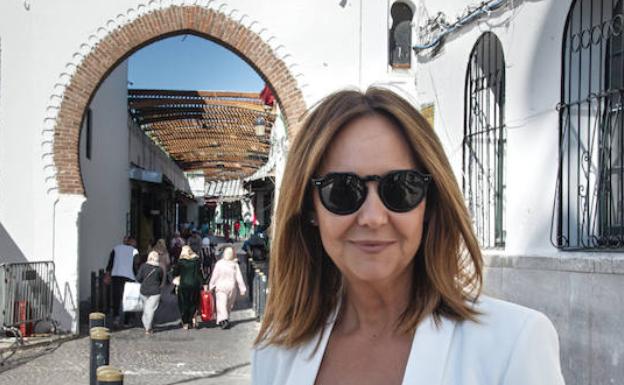 María Dueñas en la Medina de Tetuán 