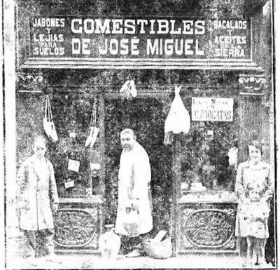 Entrada a la tienda de comestibles de José Miguel. 