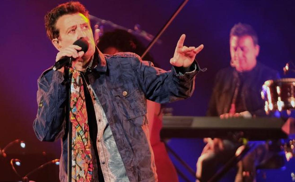 Manolo García, en el concierto que se celebró en Valladoid el pasado año.
