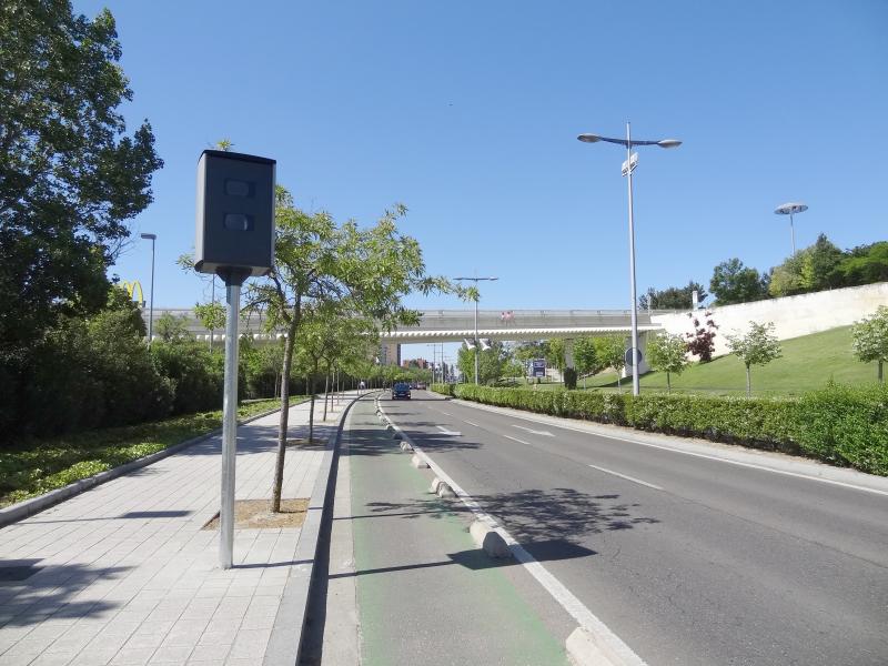 Avenida de Salamanca, a la altura del poblado de Fasa.