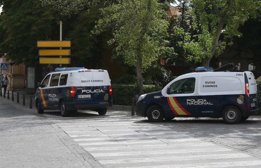 Fotos: Operación antidroga de la Policía Nacional en Segovia