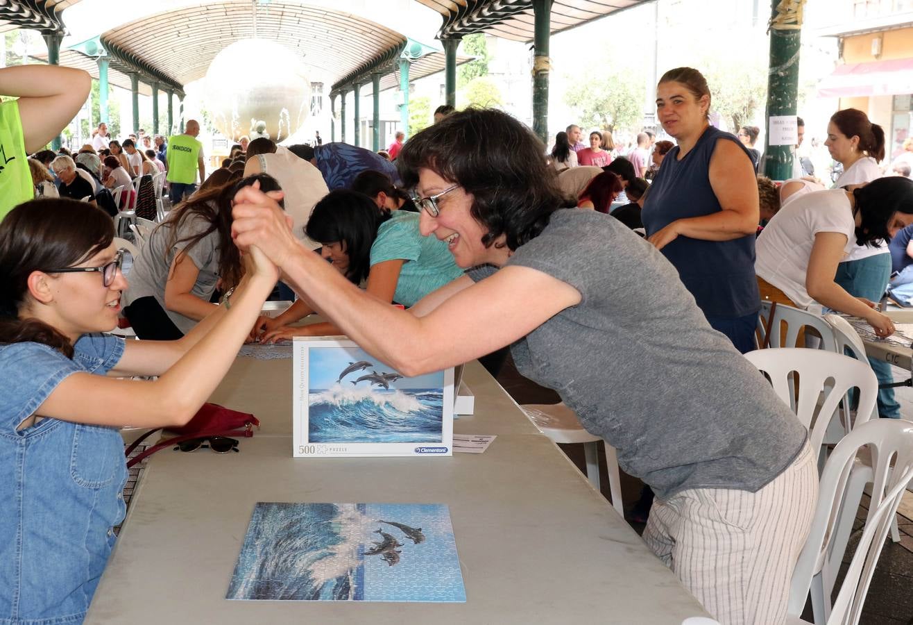 Fotos: Certamen de Puzzle en Plaza España