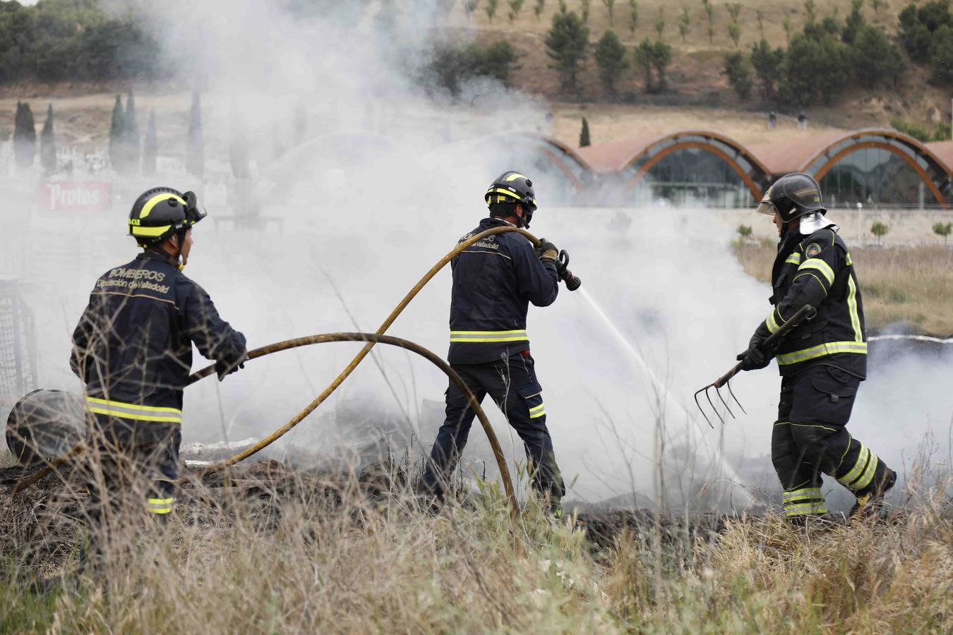 Fotos: Incendio en Peñafiel