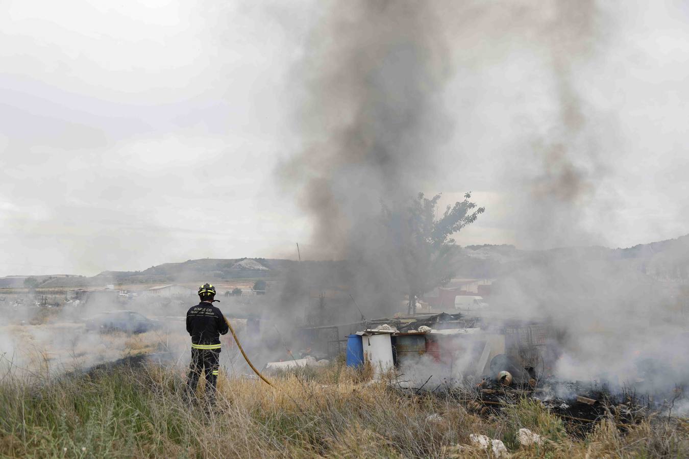 Fotos: Incendio en Peñafiel