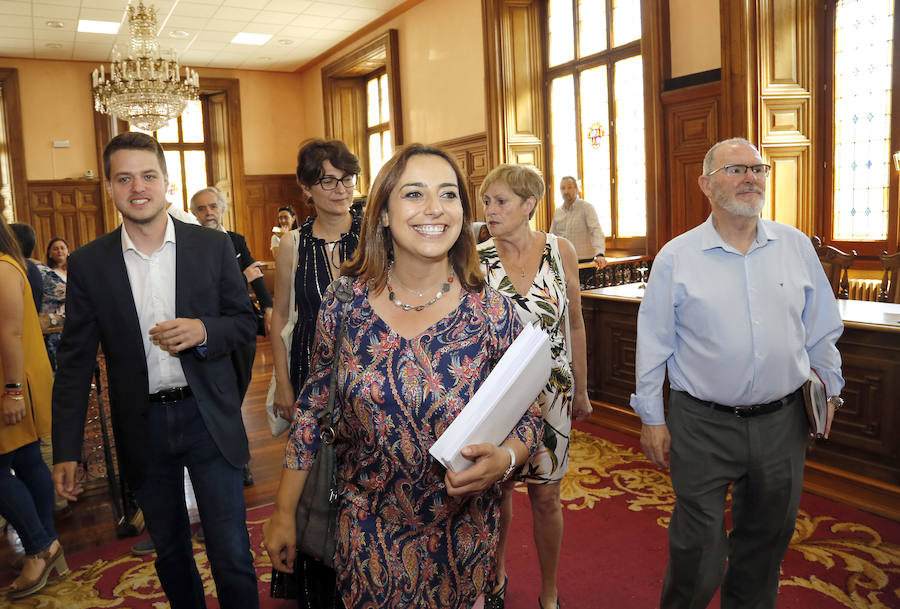 Fotos: Primer pleno del ayuntamiento de Palencia