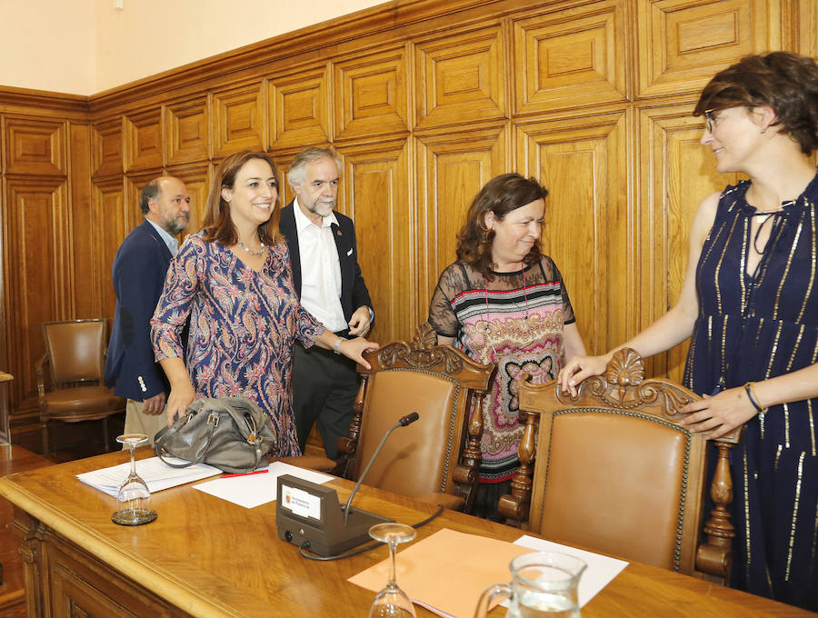 Fotos: Primer pleno del ayuntamiento de Palencia