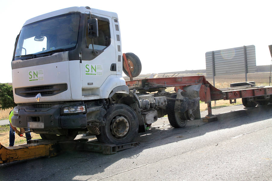 Fotos: Accidente en la carretera de La Granja