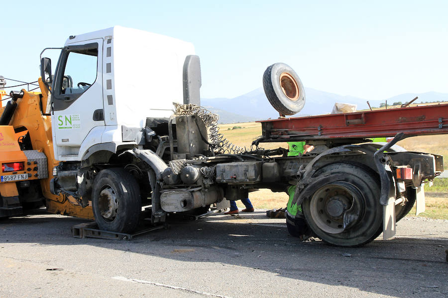 Fotos: Accidente en la carretera de La Granja