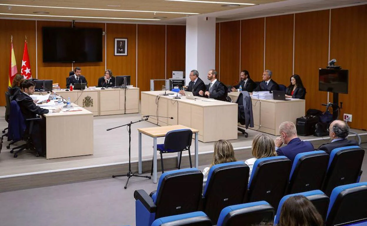 Una de las sesiones del juicio por el borrado de los ordenadores de Luis Bárcenas.