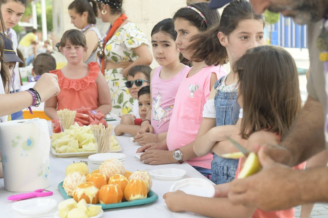 Fiestas en el barrio de La Victoria.