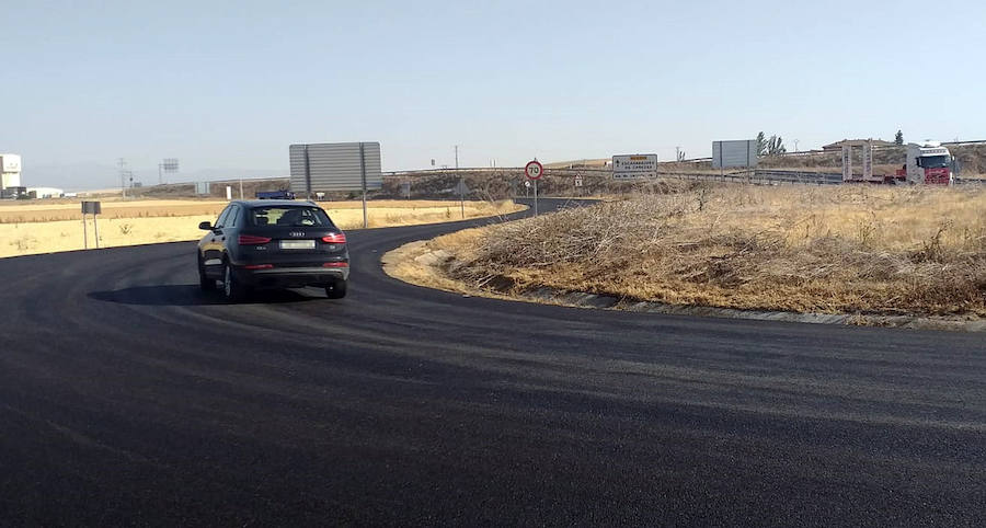 Estado de la carretera tras las obras.